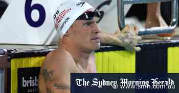 Simpson swam fast enough to make Australia’s Olympic team. He was in the wrong race