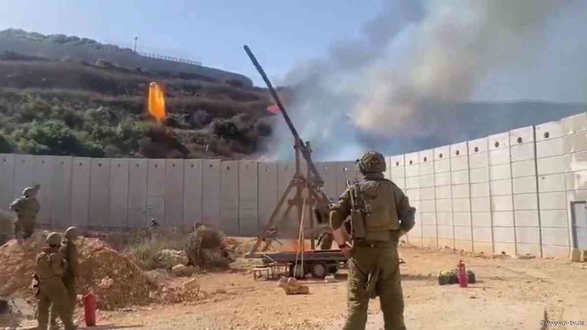 Brandbomben in den Libanon: Israelisches Militär nutzt mittelalterliches Katapult