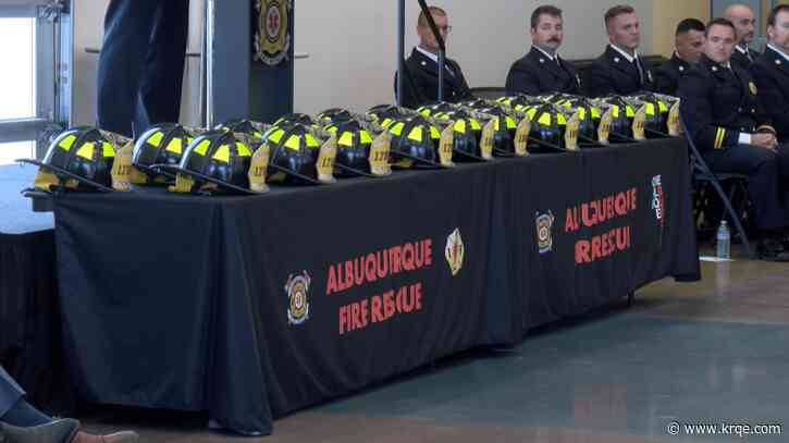 20 fire academy graduates join Albuquerque Fire Rescue