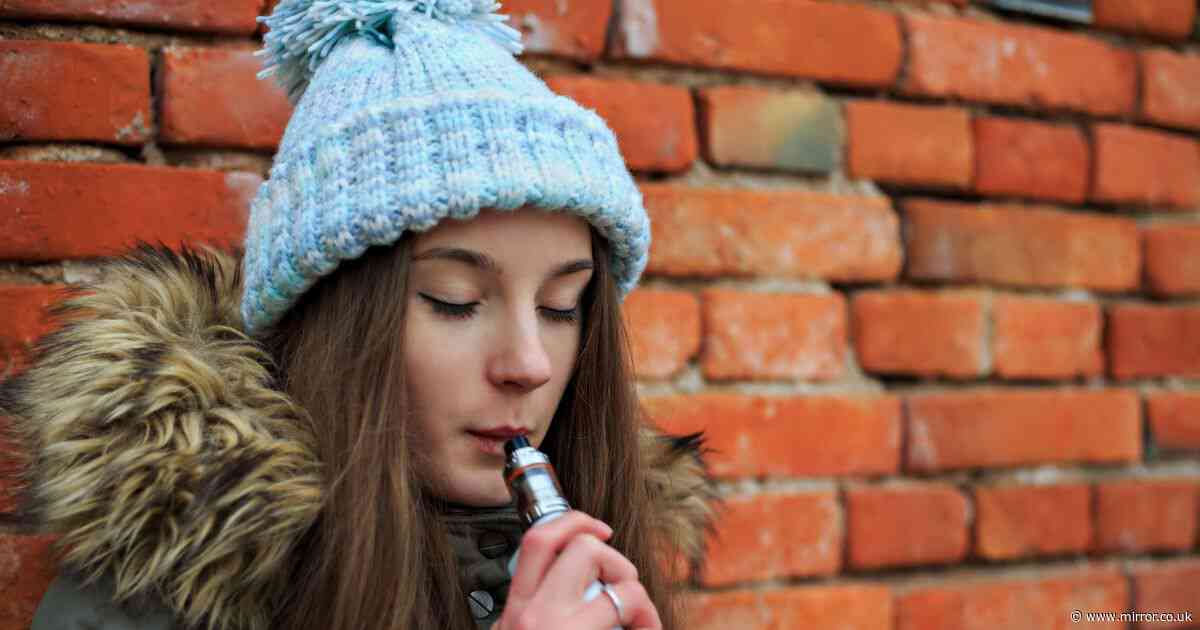 Woman develops herpes-like ulcers after vaping for 12 months - leaving her unable to eat