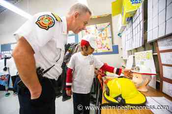 Meadows West Grade 5 kids show appreciation, empathy for first responders