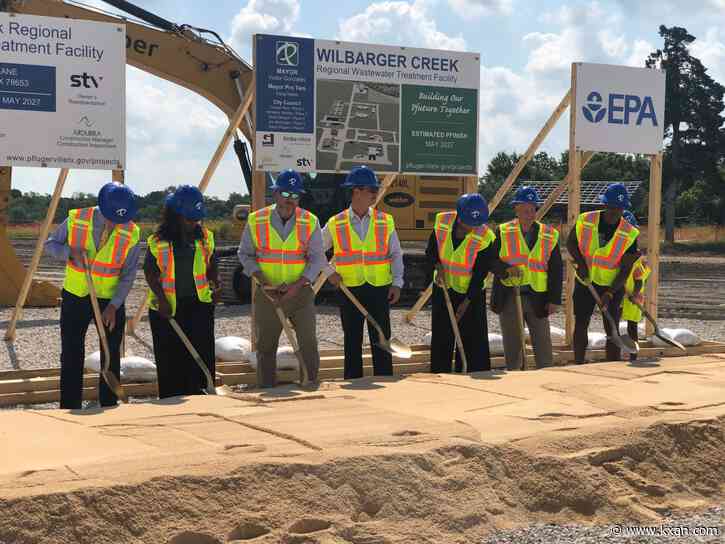 City of Pflugerville breaks ground on wastewater treatment plant