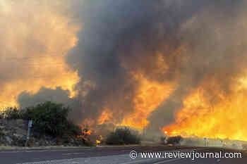 LV-to-Phoenix highway reopens after wildfire burns 6 homes near Arizona town