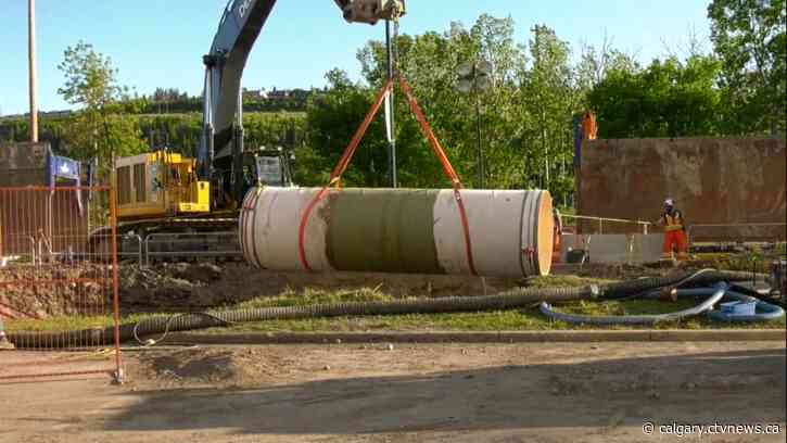 Work resumes on broken feeder main; water restrictions remain in place