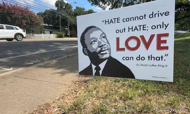 'Why us?': Pride, BLM signs stolen from Austin church