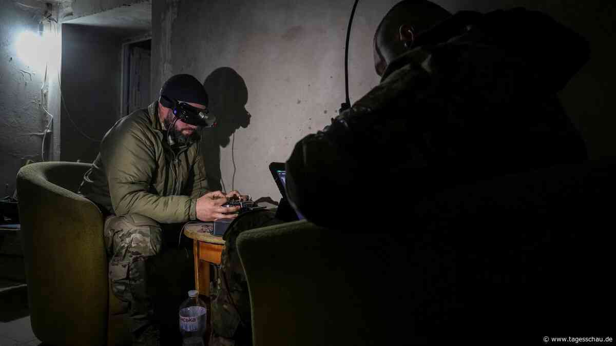 Drohnenkrieg in der Ukraine: "Wenn wir entdeckt werden, sind wir erledigt"