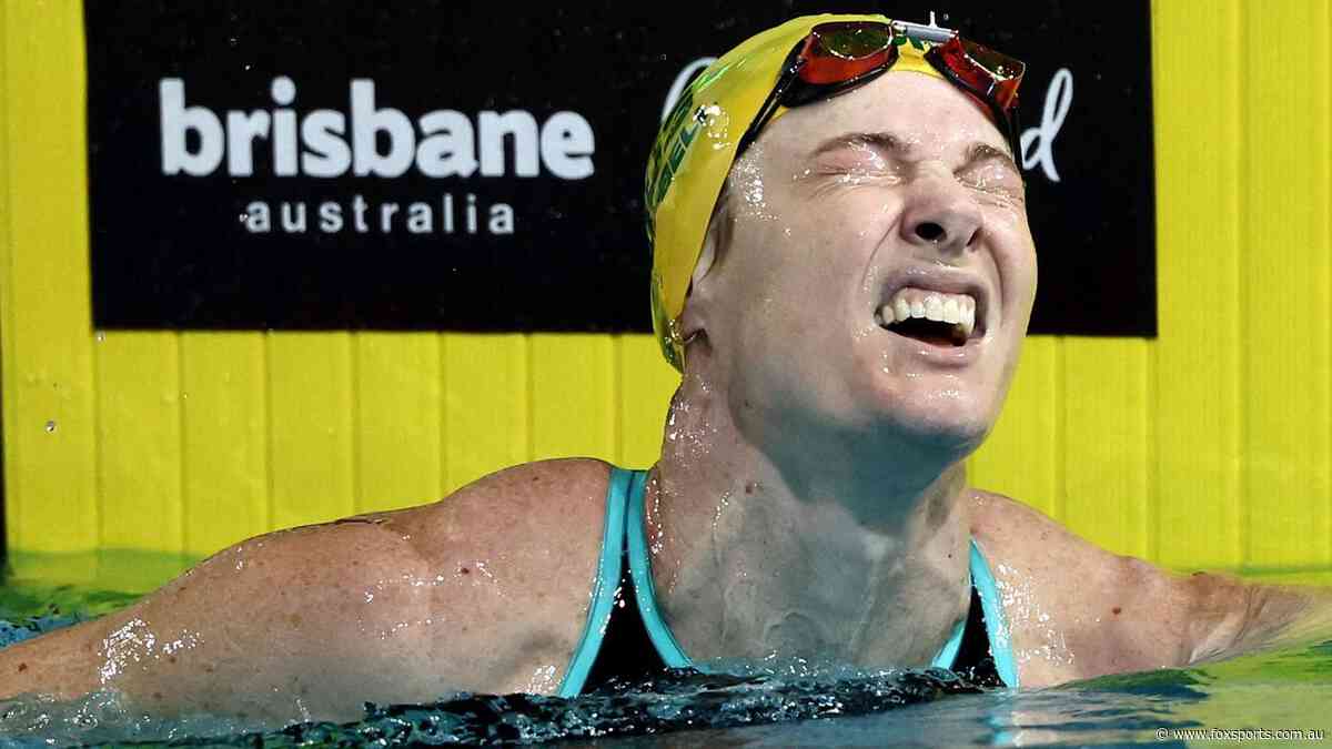 Cate Campbell in cruel 0.01sec heartbreak at Aussie swim trials