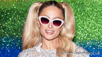 Paris Hilton sparkles with little sister Nicky in matching pink sequins on red carpet at starry Alice + Olivia Pride party in NYC... before hitting the stage