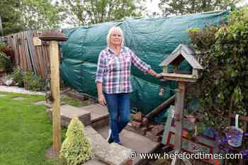 Herefordshire grandmother's fear after car crash in garden