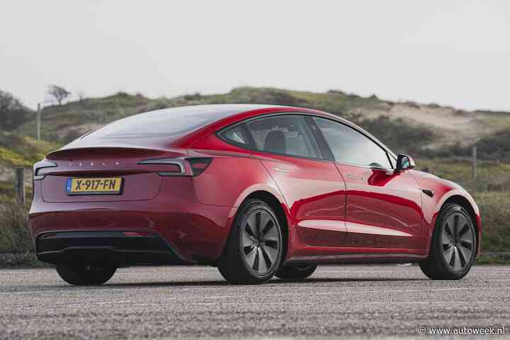 Tesla: Tesla Model 3 wordt per 1 juli waarschijnlijk duurder in Nederland