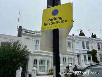 Brighton residents' anger over parking suspension during Sky filming