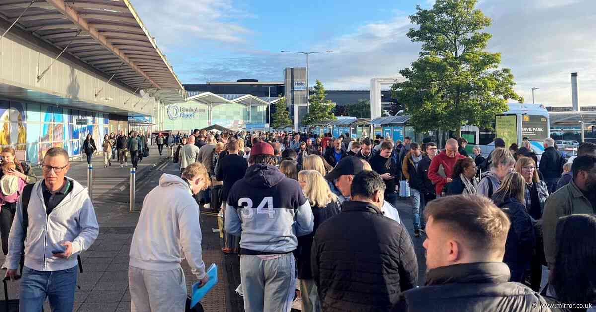 Birmingham Airport chaos: passengers told to turn up three hours before flights