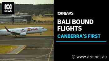 First flights from Canberra to Indonesia have taken off