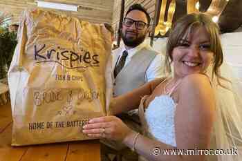 Heroic fish and chip shop saves couple's wedding after caterers pull out