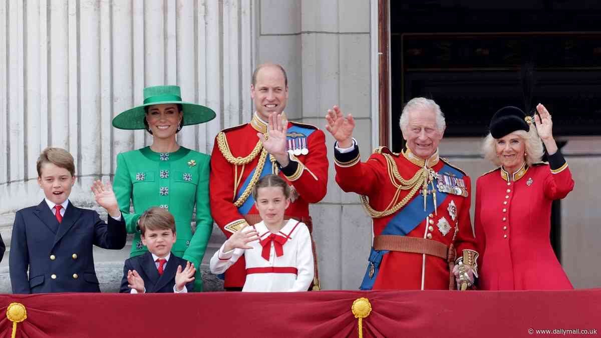 Trooping the Colour 2024: Who will be on the balcony for King Charles' celebration as Princess Kate is set to miss the event for the first time since Covid pandemic forced the spectacle to be scaled back in 2020 and 2021