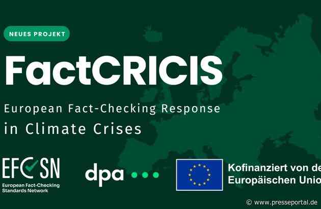 Gemeinsam gegen Klima-Desinformation: dpa und europäische Partner starten FactCRICIS-Projekt