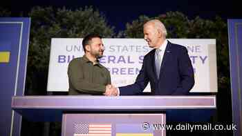 Inside Biden's deal with Ukraine that ties the US for 10 years and gives Zelensky a $50billion loan