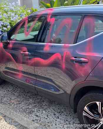 Sussex couple who moved to Spain have car sprayed pink