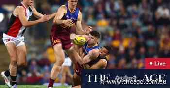 AFL round 14 Friday night LIVE: Saint reported for tripping as Lions strive to re-establish Gabbatoir