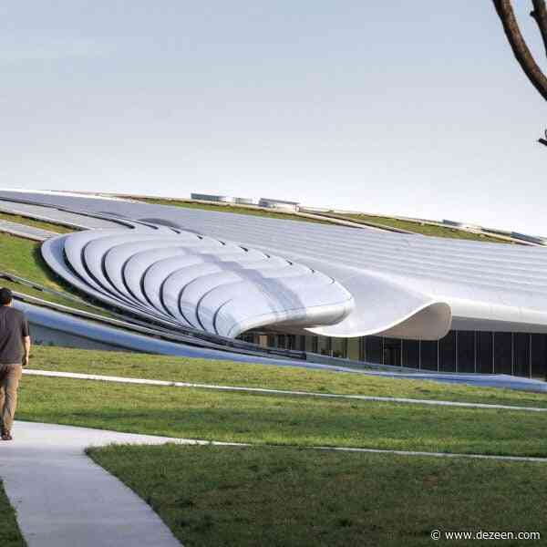 MAD tops "clover-like" conference centre in Beijing with undulating green roof