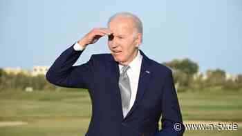 Irritierender Anblick: Was macht Joe Biden denn da beim G7-Gipfel?