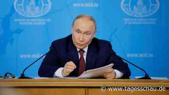 Ukraine-Liveblog: ++ Putin verspricht Waffenruhe bei NATO-Verzicht ++