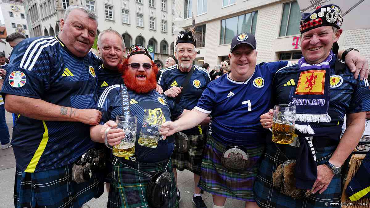 Goading England fans say they are supporting Germany over Scotland tonight ahead of Euro 2024 opener