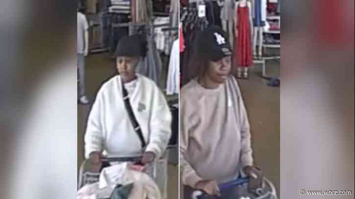 Baton Rouge Police searching for two people who shoplifted $1,000 worth of clothes from local store