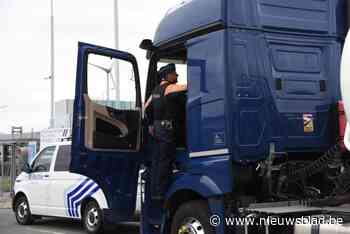 Bijna 24.000 euro aan boetes uitgeschreven tijdens controle op dertig vrachtwagens