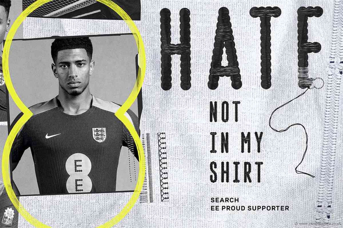 EE tackles hate in ‘Not in my shirt’ Euros campaign