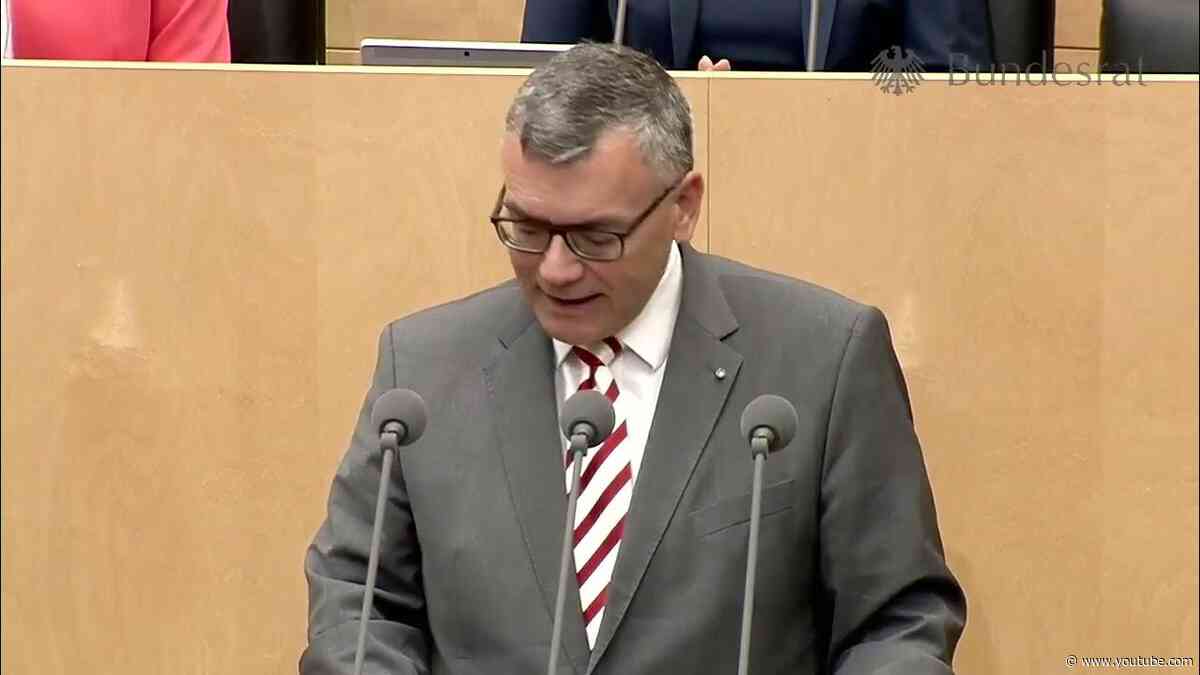 Berichterstattung von Staatsminister Dr. Florian Herrmann im Bundesrat am 14. Juni 2024 - Bayern
