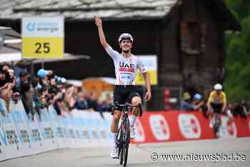Joao Almeida wint ingekorte etappe in de Ronde van Zwitserland, ploeggenoot Yates wordt tweede