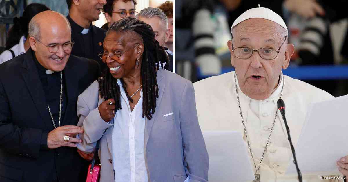 Whoopi Goldberg joins comedians entertaining the Pope – after offering Sister Act 3 role