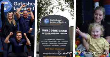 Joy as Gateshead Leisure Centre reopens after 11-month closure