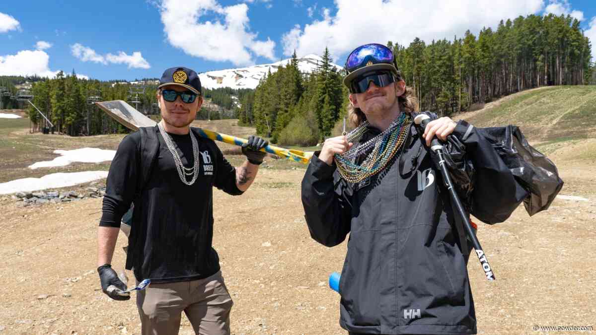 Breckenridge Employees Remove 800 Pounds of Trash From Slopes