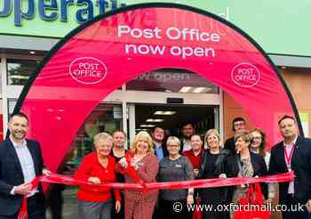 Oxford post office opens as ribbons cut on business