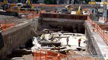 VIDEO | Ritrovamenti archeologici nel cantiere di piazza Pia: dieci giorni per rimuoverli e metterli in sicurezza