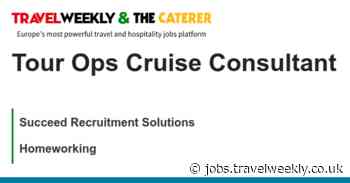 Succeed Recruitment Solutions: Tour Ops Cruise Consultant
