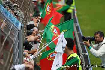 Riesen Ansturm auf Portugal-Training im Heidewaldstadion