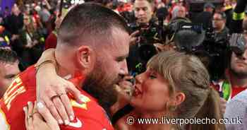 Taylor Swift shares late night messages to Travis Kelce from Liverpool