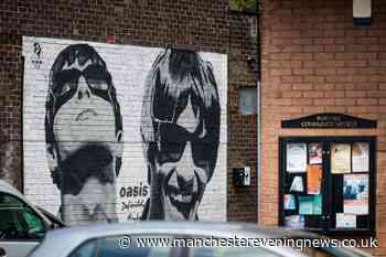 Stunning Oasis mural appears on Manchester record shop that inspired hit song