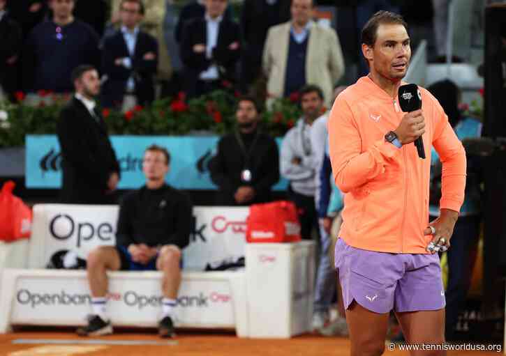 Rafael Nadal's touching speech to graduates: "How would you like to be remembered?"