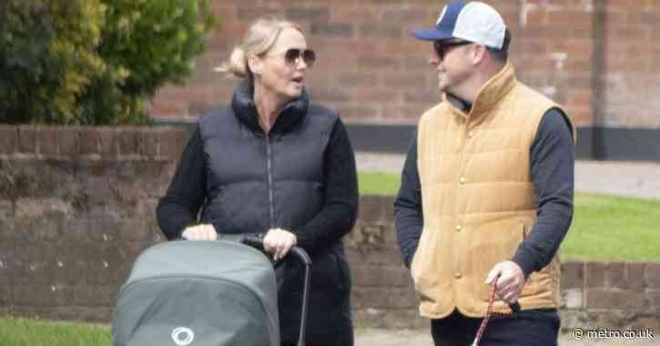New dad Ant McPartlin celebrates fatherhood with wife Anne-Marie on rare outing with new baby