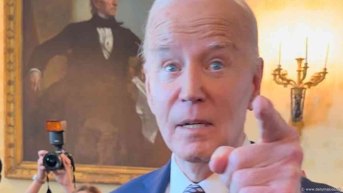What triggered Joe Biden to lose his temper at TikTok star and threaten to 'throw his phone' at a White House party as the president tries to earn love from influence