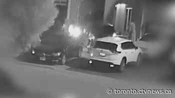 Video shows arson suspect setting tow truck on fire: police