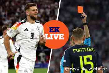 EK LIVE. Niklas Füllkrug knalt Duitsland heerlijk naar een ruime 4-0 voorsprong