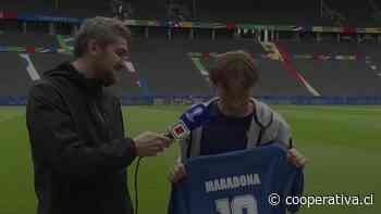 Modric se emocionó e hizo una promesa al recibir camiseta de Maradona