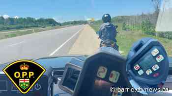 21-year-old motorcycle driver caught travelling 71km/h over the speed limit