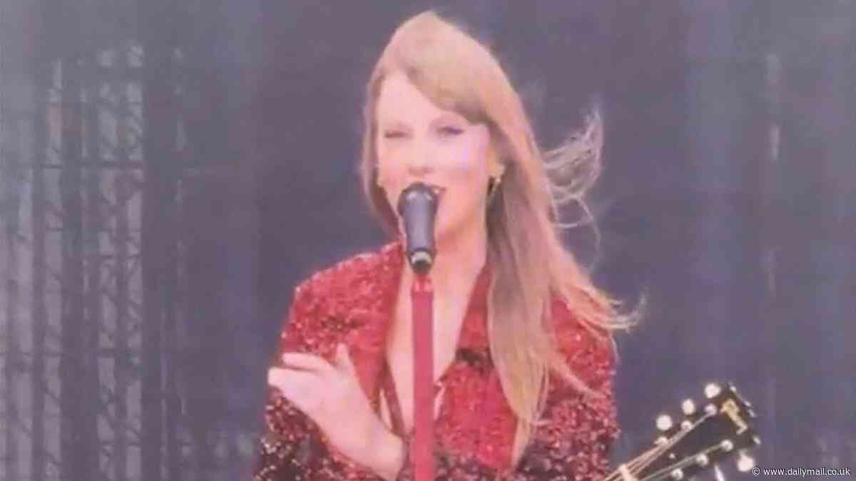 Taylor Swift reveals she feels 'amazing and powerful' as she storms the stage in Liverpool after battling days of chilly weather on UK tour leg