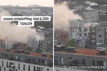 Beelden op sociale media tonen enorme rookpluim en ravage van explosie in Hoboken